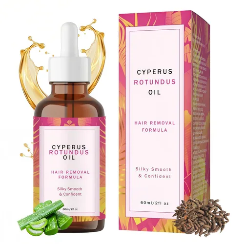 Cyperus Rotundus Oil, Cyperus Rotundus Oil for Hair Removal, Natural for Reducing Body Hair Growth, Reduces Unwanted Hair Growth, Reducing Body Hair
