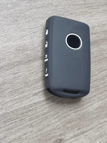 Vista 4 de 2 piezas 4 botones Funda de llave inteligente de silicona Compatible con 2023 2022 2021 2020 2019 Mazda 3 6 CX-30 CX-5 CX-9 CX-50 (Negro)