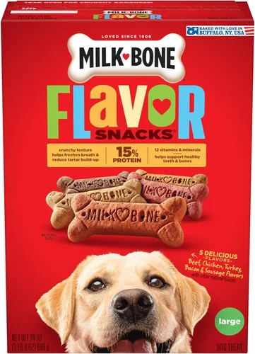Vista 16 de Milk-Bone Flavor Snacks - Golosinas para perros pequeños, 60 onzas (paquete de 3)