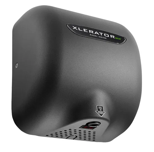 XLERATOR Excel Dryer XL-GR-ECO-1.1N Secador de manos automático, montaje en superficie, cubierta fundida, pintura epoxi de grafito texturizado,