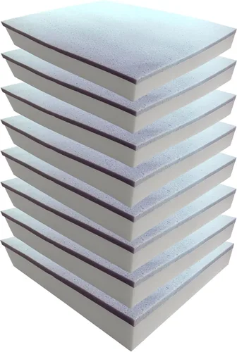 Vista 8 de Foamma Paquete de 1 espuma viscoelástica de gel de 2 x 18 x 18 pulgadas
