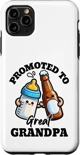 Vista 13 de Great Grandpa to Be Promoted to Great Grandpa Est. 2026 2027 Case for iPhone 16