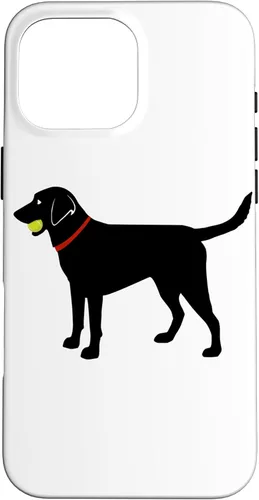 Vista 19 de Labrador Retriever Fetch, Black Lab Play Ball Dog Lover Gift Case for iPhone 17
