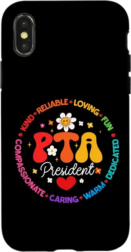Vista 4 de iPhone 15 Parents Teacher Association Team Supporter PTA President Case