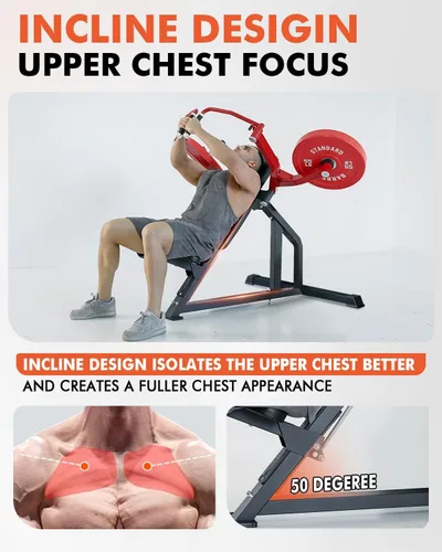 Vista 2 de GMWD Máquina de mosca de pecho, máquina comercial de pecho inclinado, doble función inclinada de pecho y máquina de mosca trasera Delt