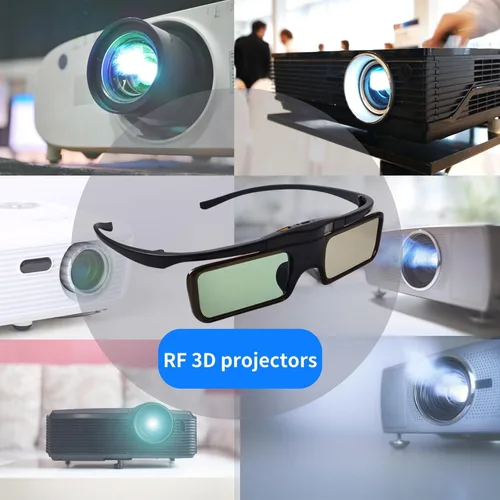 Vista 7 de Sintron ST08-BT - Lentes con obturador activo 2X 3D recargables para RF 3D TV, gafas 3D para Sony, Panasonic, proyector 3D Epson, Samsung 3D TV