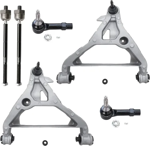 Vista 119 de Detroit Axle - Kit de extremo delantero para Chrysler 300 Dodge Charge 2011-2018 Challenger, 2 brazos de control traseros inferiores, 2 barras