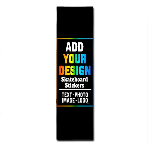 Vista 7 de sophiehome Personalizada Personalizar Imagen/Logo Skateboard Sticker Sube Tu Logo o Diseño de Imagen Negro