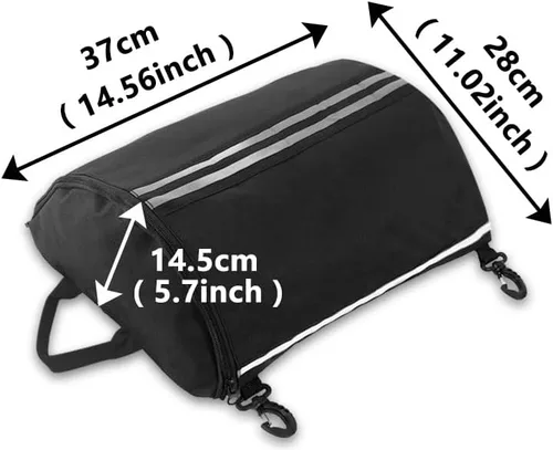 Vista 7 de Boczif Bolsa de cubierta, bolsa de almacenamiento de malla para kayaks, tablas de surf, S-u-p, accesorios de pie y tabla de surf, enfriador de tabla