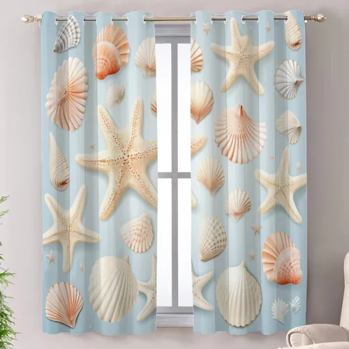 Vista 98 de Shrahala Floral Abstract Design Tier Curtains for Kitchen Windows, Minimalist Flower Illustration Window Curtain Panels Multilayer Polyester