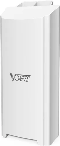 Vista 5 de Vonets Puente inalámbrico Gigabit 5.8G punto a punto al aire libre, extensor WiFi de largo alcance de 1.2 mi con puerto de 1000 Mbps, IP65
