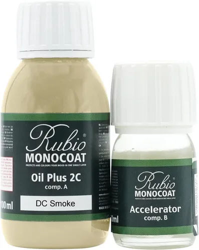 Vista 20 de Rubio Monocoat Tinte y Acabado para Madera 650 pies² - Blanco 5% Oil Plus 2C Secado Rápido, Aceite para Madera de Linaza Ecológico para Uso