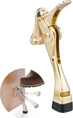 Vista 8 de HOME&I Easy Pedal Kick Down Door Stop Stopper Easy Step Door Kick Doorstop,Premium Quality,Height-Adjustable Rubber Foot,4 Inch