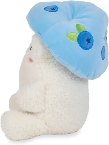 Vista 6 de Cuddle Barn PlushGoals - Blueberry Yum Toadstool Wawa The Froggie Soft Kawaii Blue Cute Frog Juguete de peluche de rana, 9 pulgadas