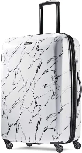 Vista 12 de American Tourister Moonlight - Maleta rígida expandible con ruedas giratorias, Palm Trees, Equipaje de mano, 21 pulg.
