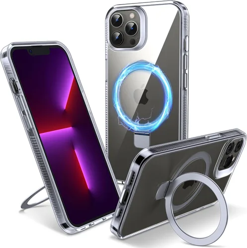 Vista 18 de Funda magnética para iPhone Air – [Soporte invisible integrado] [Compatible con MagSafe] [Protección contra caídas de grado militar] Cubierta