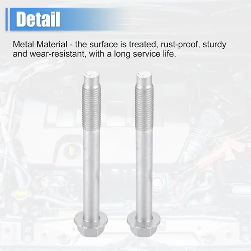 Vista 6 de uxcell 2 piezas tensor de cinturón de serpentina con perno para tensor de cinturón Toyota Corolla Matrix Celica GT MR2 tensor de polea perno