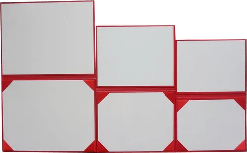 Vista 5 de Funda para diploma Holoder Smooth 6x8 Certificate Cover Grad days Red