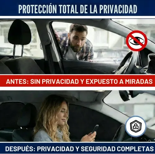 Vista 4 de XCBYT - Sombras para ventanas de auto, 4 piezas, cortina de privacidad, bloquea el 100 % de la luz, sombra magnética para ventanas laterales