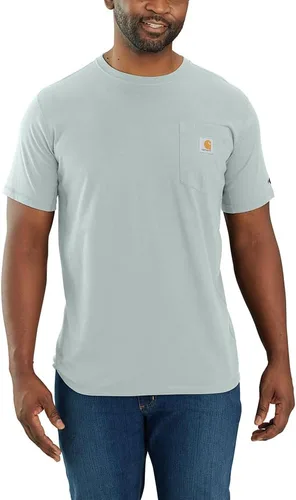 Vista 16 de Carhartt Force - Camiseta de manga corta, con bolsillo, de ajuste holgado y peso medio para hombre Malt