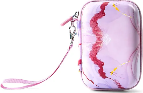 Vista 8 de Memoking T02 Estuche rígido de almacenamiento – Compatible con Phomemo D30, SUPVAN E10, NIIMBOT D11, JADENS D110 y más, con bolsillo de malla