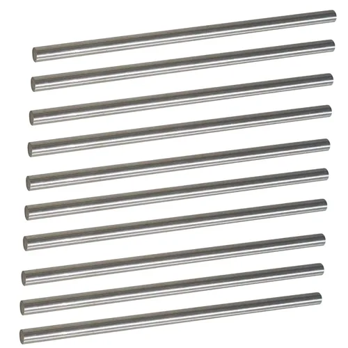 10 piezas de varillas de acero inoxidable 304 de 1 mm × 152 mm, varilla de metal para manualidades, industria, pasatiempos de trabajo en metal (10
