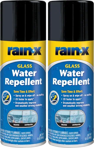 Vista 10 de Rain-X 630168 Aerosol repelente de agua para vidrio 12 onzas.