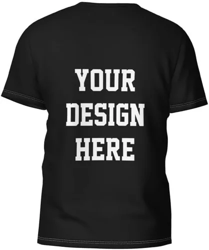 Vista 3 de Camisetas personalizadas para hombres, camisas personalizadas, diseña las tuyas