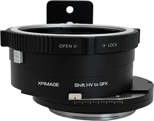 Vista 45 de Anillo adaptador de montaje de lente electrónico compatible con lente Leica S a cámara Fujifilm GFX GFX50 GFX100 Auto