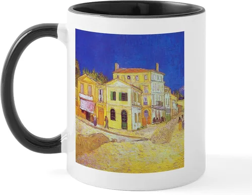 Vista 52 de CafePress Irises By Vincent Van Gogh Taza de café de cerámica de 11 oz (11.0 fl oz)