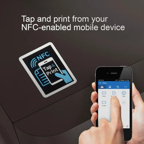 Vista 5 de Samsung SL-C1860FW/XAA impresora color inalámbrica con escáner, copiadora y fax