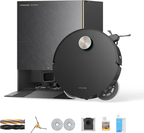 DREAME Robot aspirador y trapeador ultra completo X60 Max, actualizado de la serie X50, diseño ultrafino de 3.13 pulgadas (3.1 in), succión de