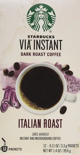 Vista 14 de Paquetes de café instantáneo Starbucks VIA tostado oscuro — tostado francés — 1 caja (8 paquetes)