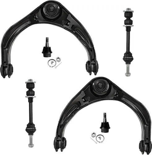 Vista 338 de Detroit Axle - Kit de extremo delantero RWD para Chrysler 300 Dodge Charge Challenger 2011-2019, 2 brazos de control inferiores traseros 2 rótulas