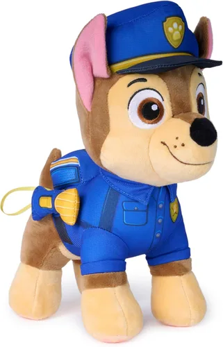 Paw Patrol: Búsqueda y rescate Chase, juguete de peluche con accesorio de