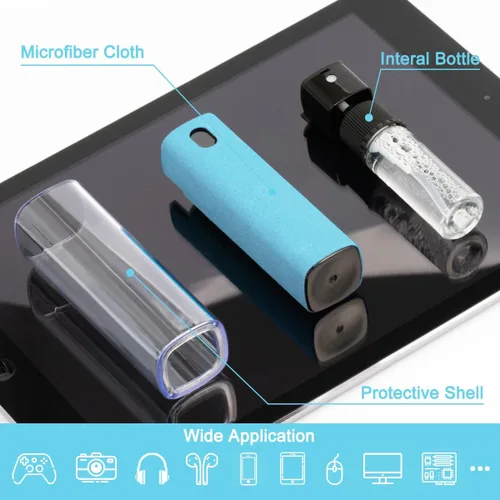 Vista 2 de Espray limpiador de pantalla con niebla para pantalla táctil, kit de limpieza walrfid para teléfono electrónico, TV, laptop, tableta, PC, pantallas