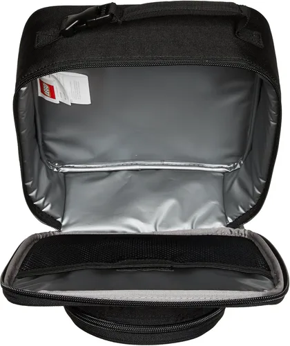 Vista 84 de Bolsa de almuerzo LEGO, duradera y aislada, con bolsillo de malla y compartimento con cremallera, perfecta para comidas sobre la marcha, negra