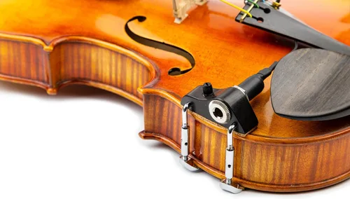 Vista 5 de KNA VV-3V Pastilla piezoeléctrica portátil para violín y viola – Sensor ligero, fácil de instalar con control de volumen, sonido acústico natural