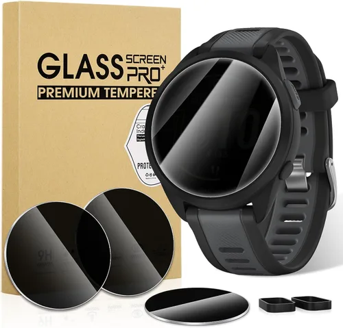 Vista 8 de Suoman Protector de pantalla para Garmin Forerunner 70/170/170 Music HD Transparente