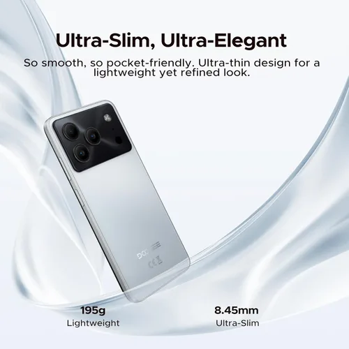 Vista 8 de DOOGEE Note 56 Pro Android 16 Teléfono desbloqueado con Gemimi AI, teléfono celular de 32 GB+128 GB/2 TB, batería de 6150 mAh, 6.56 pulgadas HD+90Hz