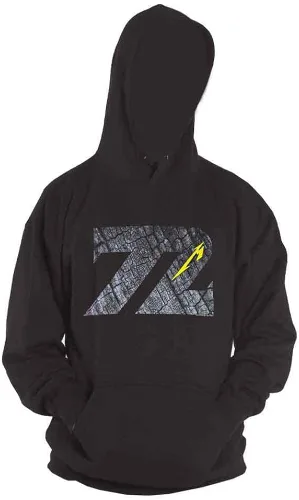 Vista 4 de Rock Off officially licensed products Metallica Sudadera con capucha 72 Seasons Charred Band Logo Oficial Hombre Negro Pullover