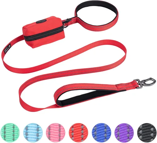 Vista 18 de EXCELLENT ELITE SPANKER Cuerda de tracción de nailon resistente y duradera para perros de 5 pies de largo y 1 pulgada de ancho con soporte