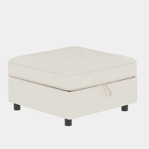Vista 4 de Sofá modular de 4 asientos en forma de L de 98.5 pulgadas, sofá modular de almacenamiento con asiento profundo, combinación gratuita con espacio