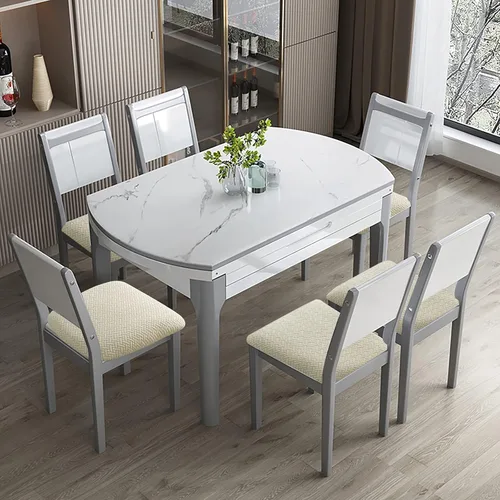 Vista 2 de Genina - Fundas impermeables de asiento para sillas de comedor y cocina (color beige, 2 piezas)