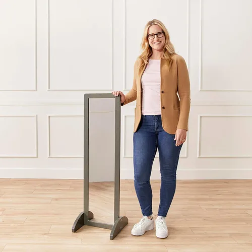 Vista 13 de ECR4Kids Espejo bidireccional de una sola cara, muebles para niños, lavado gris