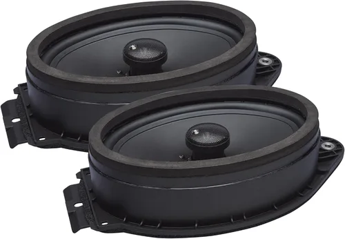 PowerBass OE692-GM - Ajuste directo de 6 x 9 - Compatible con altavoces coaxiales GMC OEM/80Wmrs - 160Wmax - Par