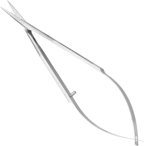 Vista 3 de ZIZZON Tijeras de cutículas extra finas curvadas profesionales precisas punta punta kit de aseo para cejas, pestañas, uñas y piel seca