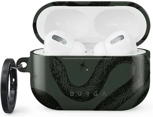 Vista 5 de Burga Funda para Airpods Pro 2 2022, compatible con Apple AirPods, funda protectora de plástico rígido, accesorios elegantes para teléfonos Aloha