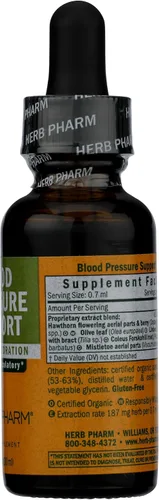 Vista 5 de Herb Pharm Fórmula líquida de apoyo a la presión arterial para los sistemas cardiovascular y circulatorio - 1 onza (FLINDEN01)