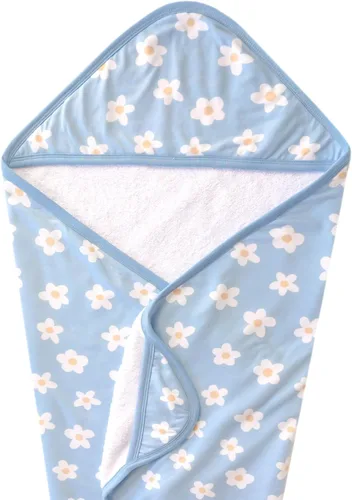 Vista 16 de Copper Pearl Toalla de baño con capucha de punto premium con punto interior de tela de rizo